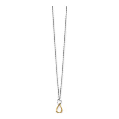 Sterling Silver Diamond Pendant Necklace – view 3
