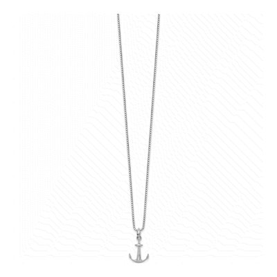 Sterling Silver Diamond Pendant Necklace – view 3