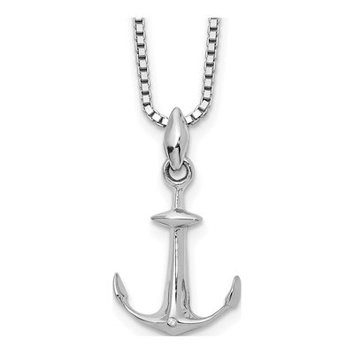 Sterling Silver Diamond Pendant Necklace