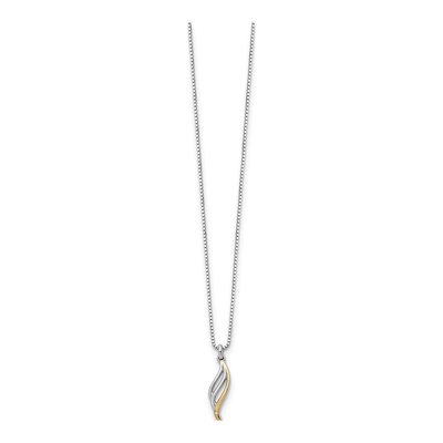 Sterling Silver Diamond Pendant Necklace – view 3