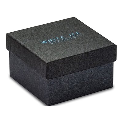 Sterling Silver 1mm Round Diamond Horseshoe Stud Earrings – view 8