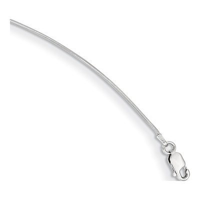 Sterling Silver Diamond Anchor Pendant Necklace – view 4