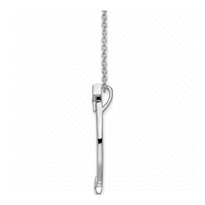 Sterling Silver Diamond Stars Necklace – view 7