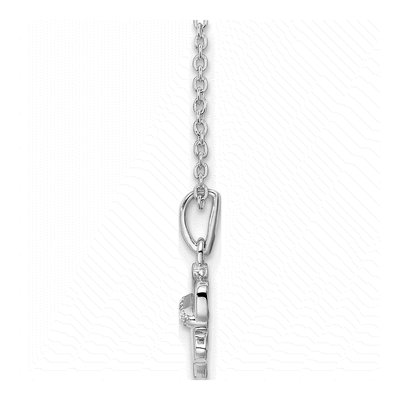 Sterling Silver Diamond Dog Necklace – view 8