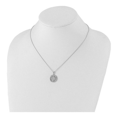 Sterling Silver Diamond Letter A Necklace – view 5