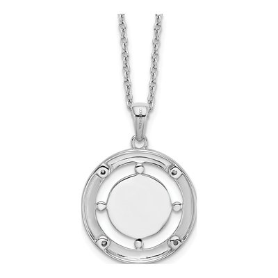 Sterling Silver Diamond Letter B Necklace – view 4
