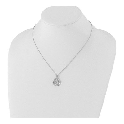 Sterling Silver Diamond Letter S Necklace – view 5