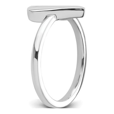 Sterling Silver Diamond Heart Ring – view 7