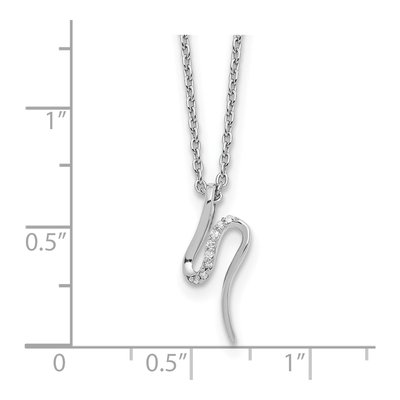 Sterling Silver Diamond Plus Necklace – view 5