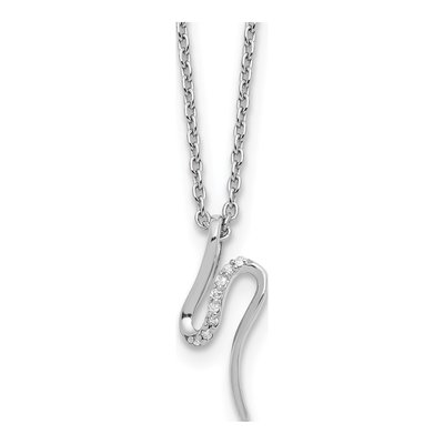 Sterling Silver Diamond Plus Necklace