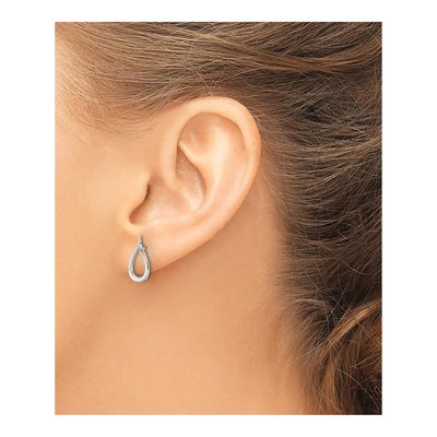Sterling Silver Diamond Dangle Earrings – view 4