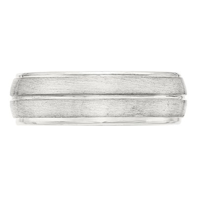 Sterling Silver 7mm Wedding Band – view 4