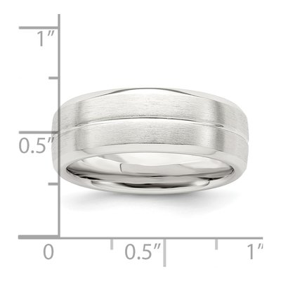 Sterling Silver 7mm Wedding Band – view 6