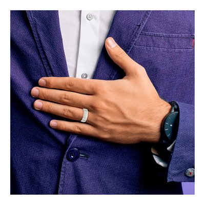 Sterling Silver 7mm Wedding Band – view 7