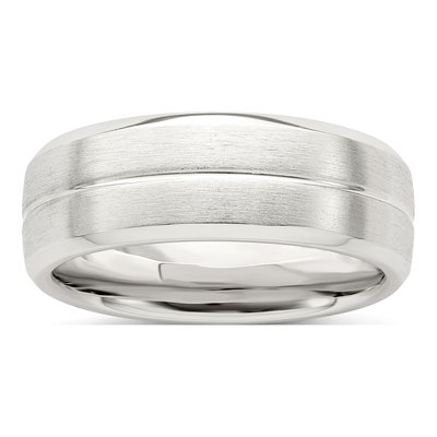 Sterling Silver 7mm Wedding Band