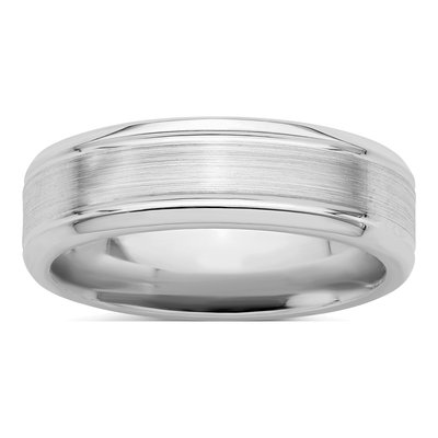 Sterling Silver 6mm Wedding Band