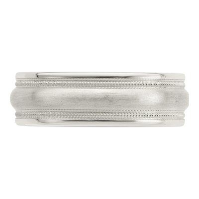 Sterling Silver 7mm Wedding Band – view 4