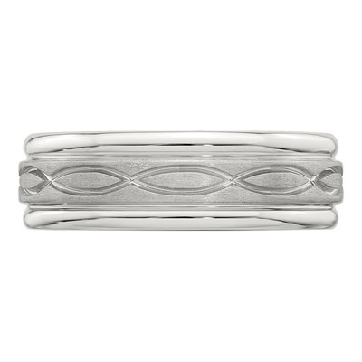 Sterling Silver 7mm Wedding Band – view 4