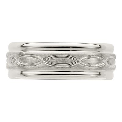 Sterling Silver 7mm Wedding Band – view 5
