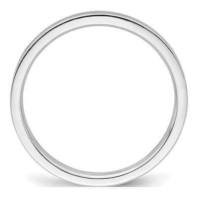 Sterling Silver 2mm Flat Wedding Band – view 3