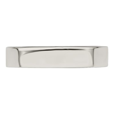 Sterling Silver 4mm Flat Wedding Band – view 6