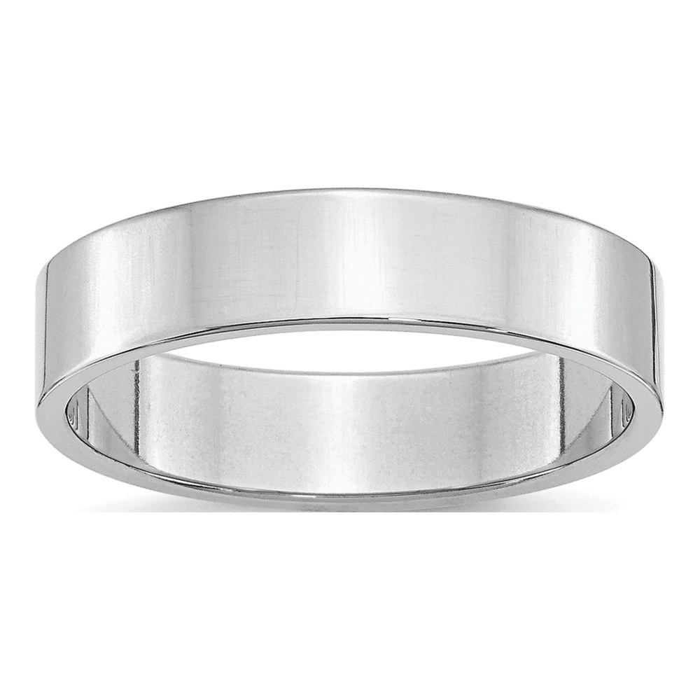 Sterling Silver 5mm Flat Wedding Band