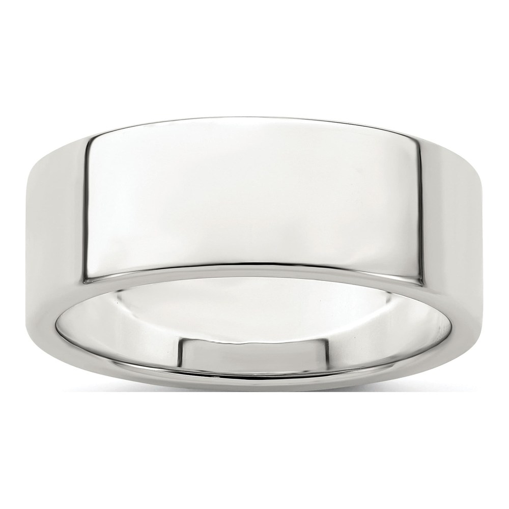Sterling Silver 7mm Flat Wedding Band