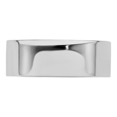 Sterling Silver 7mm Flat Wedding Band – view 4