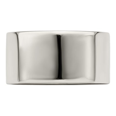 Sterling Silver 10mm Flat Wedding Band – view 5
