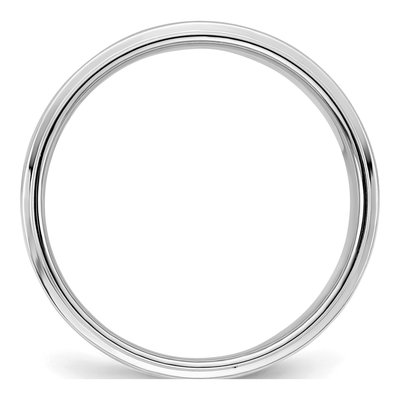 Sterling Silver 7mm Flat Wedding Band – view 2