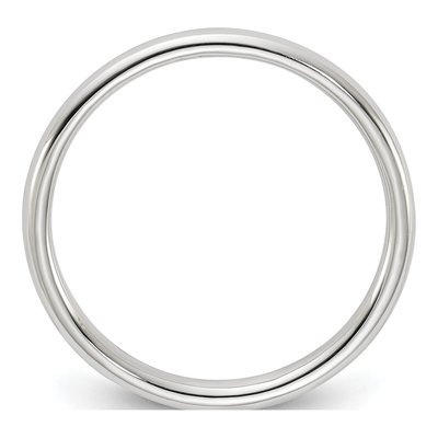 Sterling Silver 2mm Half Round Wedding Band – view 3