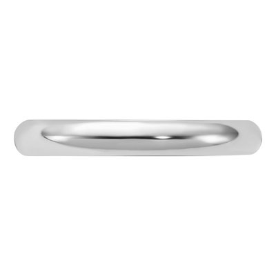 Sterling Silver 3mm Half-Round Wedding Band – view 3
