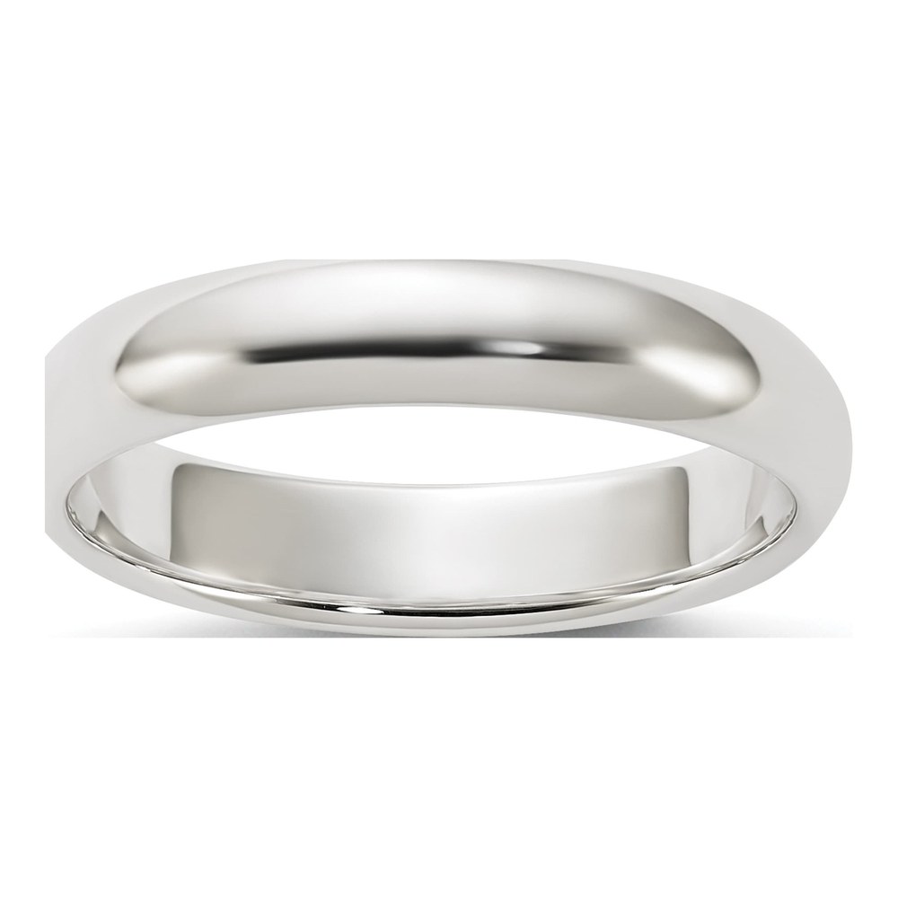 Sterling Silver 4mm Half Round Wedding Band