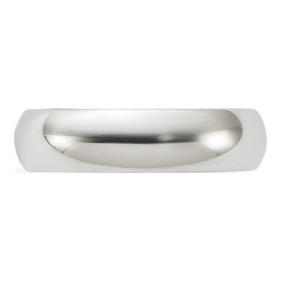 Sterling Silver 5mm Half Round Wedding Band – view 4