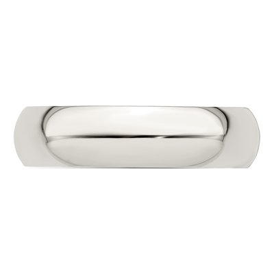 Sterling Silver 5mm Half Round Wedding Band – view 6
