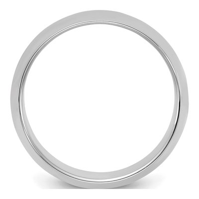 Sterling Silver 8mm Half-Round Wedding Band – view 3