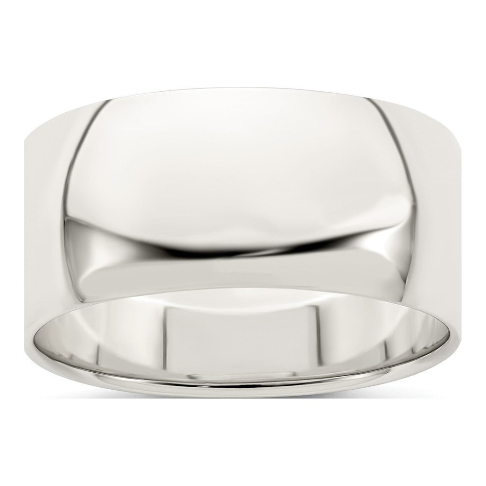 Sterling Silver 9mm Half Round Wedding Band