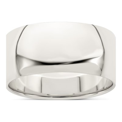 Sterling Silver 9mm Half Round Wedding Band