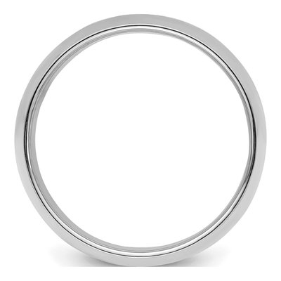 Sterling Silver 9mm Half-Round Wedding Band – view 2