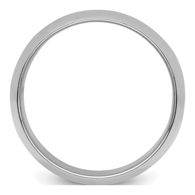 Sterling Silver 10mm Half-Round Wedding Band – view 2