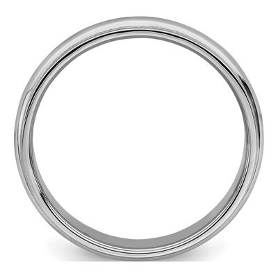 Sterling Silver 4mm Milgrain Wedding Band – view 2