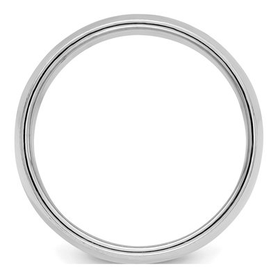 Sterling Silver 8mm Milgrain Wedding Band – view 2