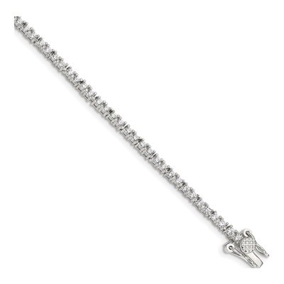 Sterling Silver CZ Tennis Bracelet