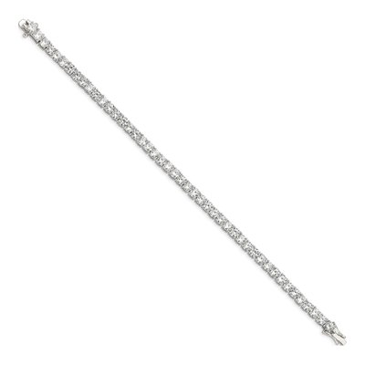 Sterling Silver CZ Tennis Bracelet – view 2