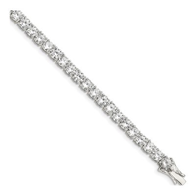 Sterling Silver CZ Tennis Bracelet