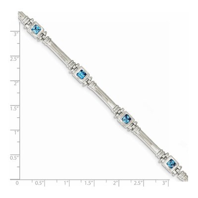 Sterling Silver CZ Bracelet – view 5