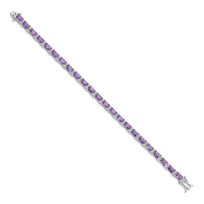 Sterling Silver CZ Clear Bracelet – view 2