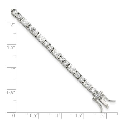 Sterling Silver CZ Tennis Bracelet – view 4
