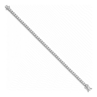 Sterling Silver CZ Tennis Bracelet – view 3