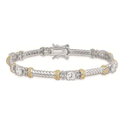 Sterling Silver CZ Bracelet – view 5